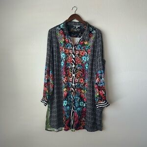 John Mark Multicolor Floral Tunic